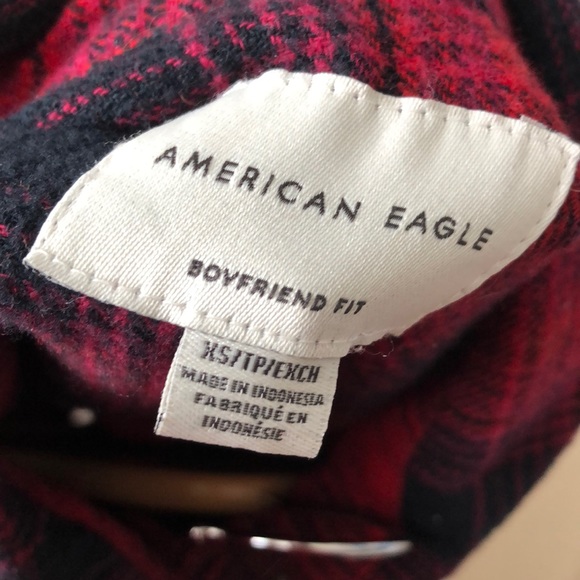 American Eagle Boyfriend Fit Plaid - Picture 3 of 3
